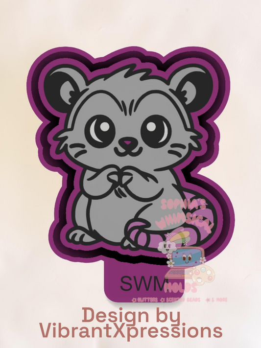 Cute Opossum - Premium Silicone Mold