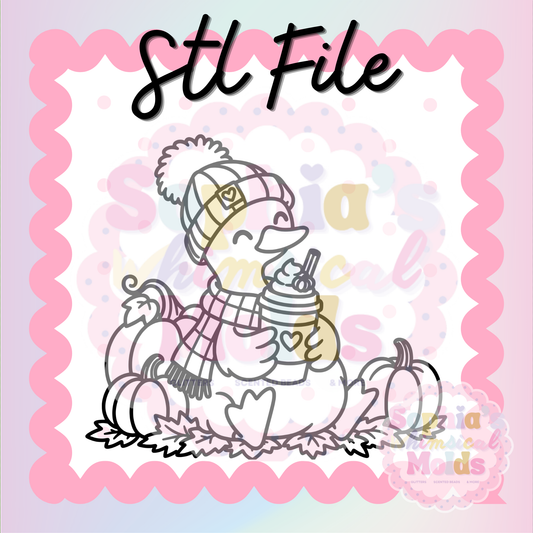 Fall Goose Pumpkin Spice STL - PNG/STL Digital Files