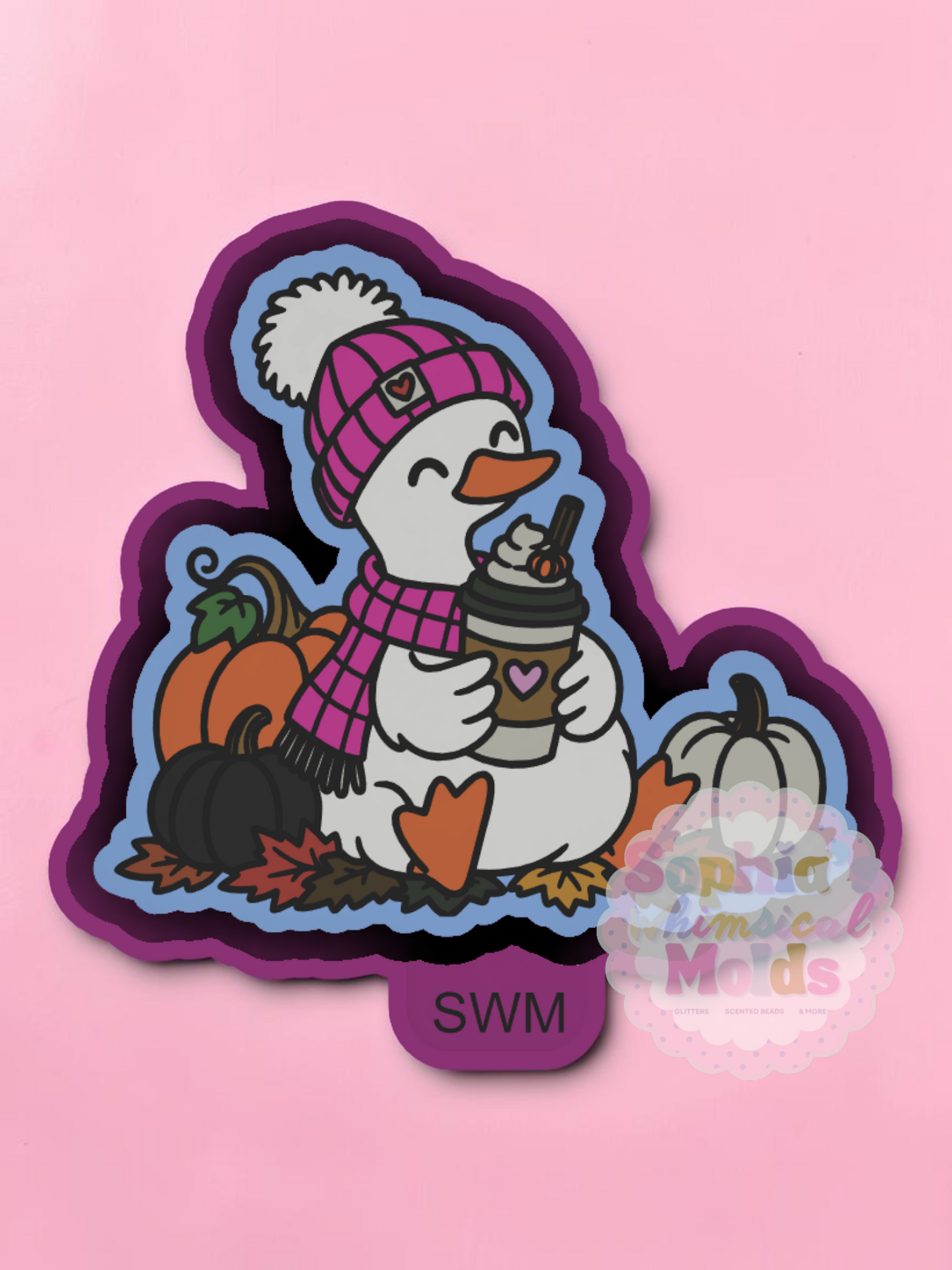 Fall Goose Pumpkin Spice - Premium Silicone Mold