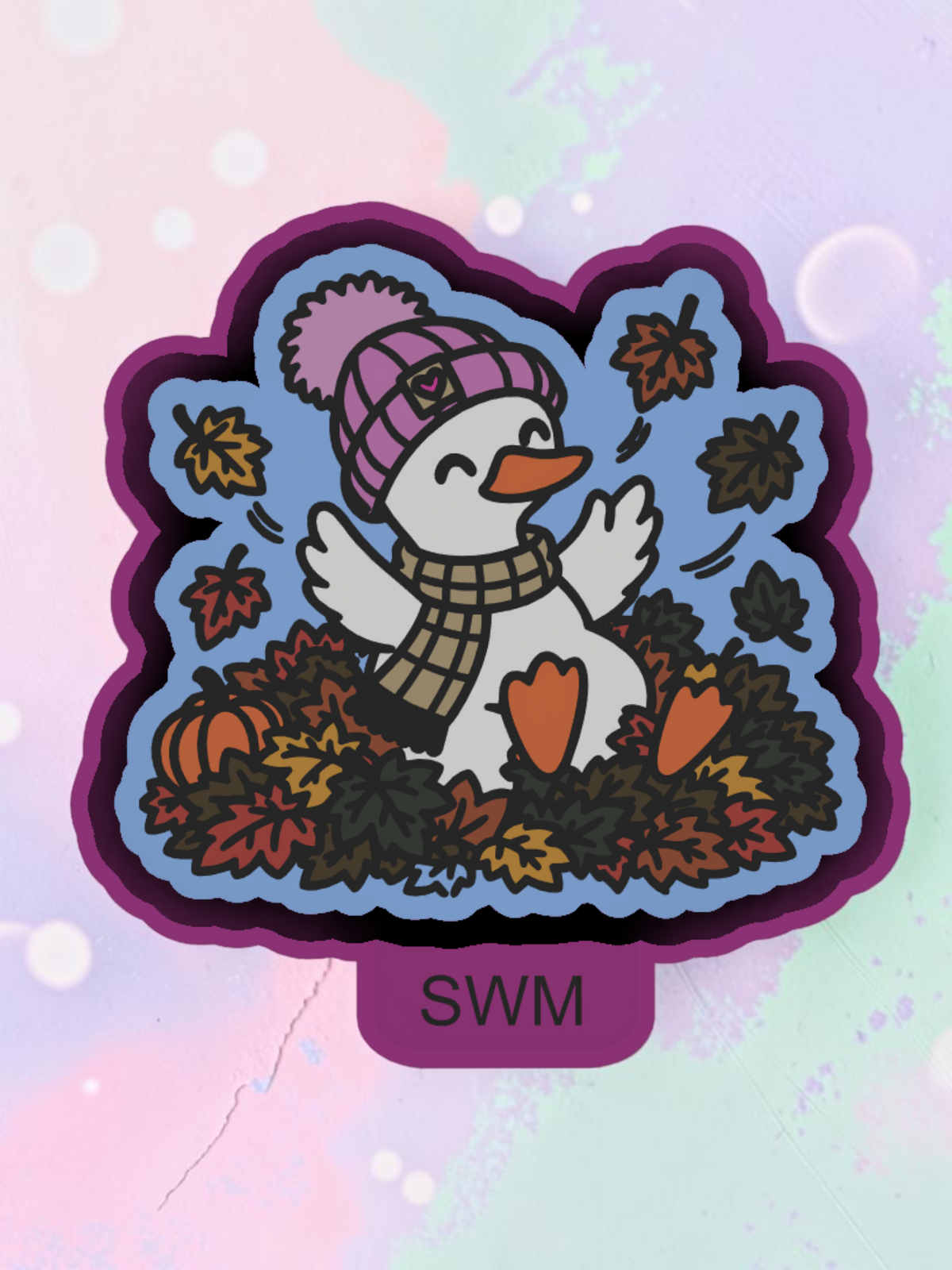Fall Leaves Goose - Custom Premium Car Air Freshener