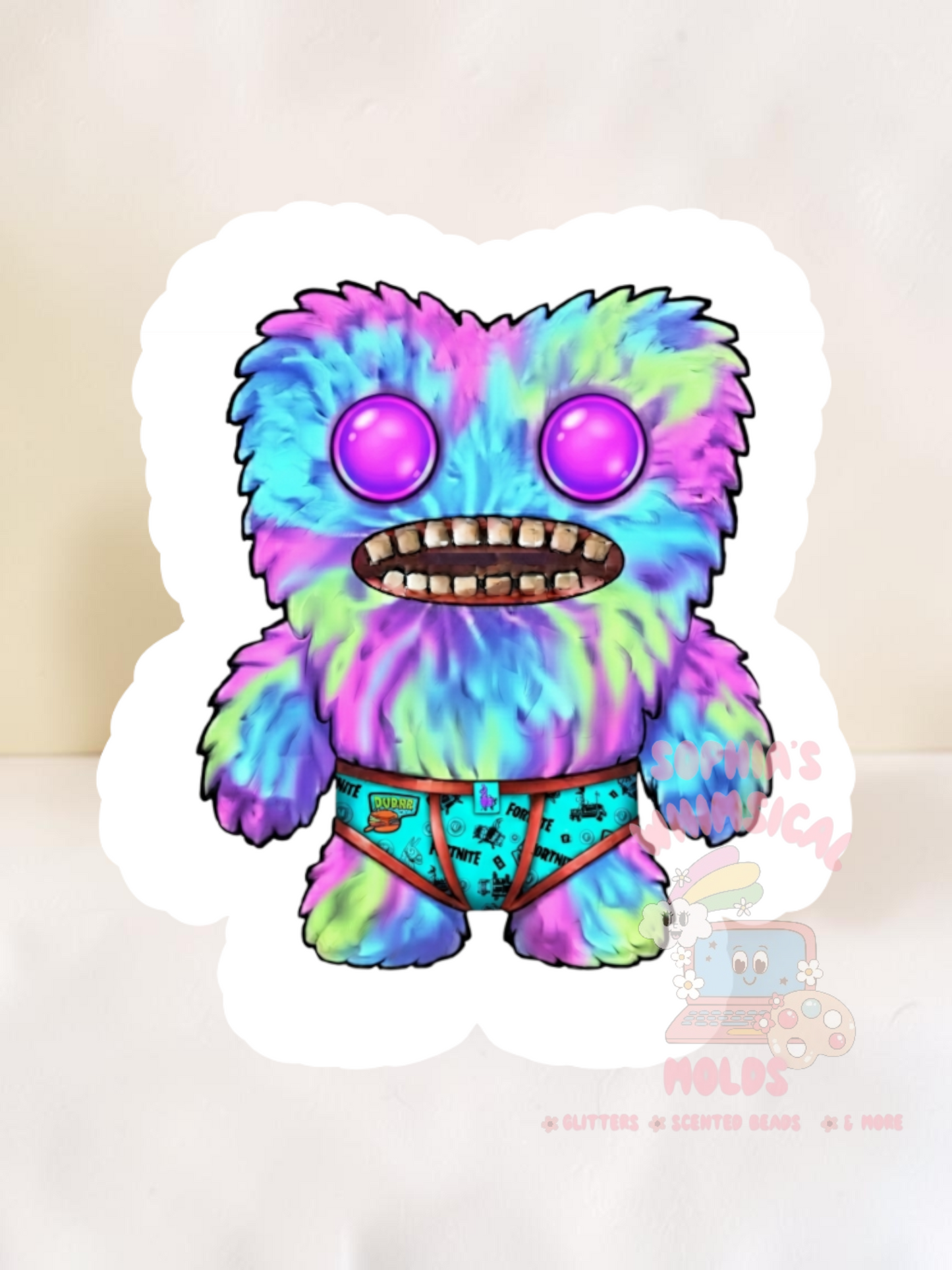 Fuzzy Fuggler - Cardstock Inserts for Silicone Mold
