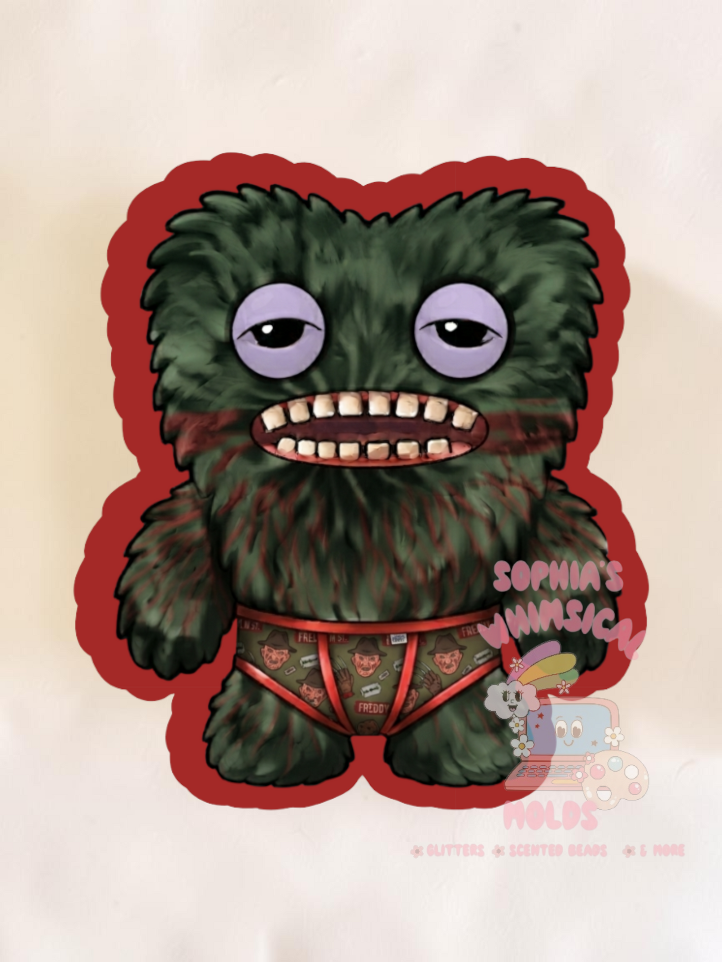 Fuzzy Fuggler - Cardstock Inserts for Silicone Mold