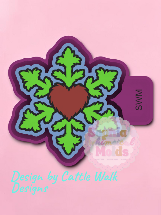 Fuzzy Snowflake - Premium Silicone Mold