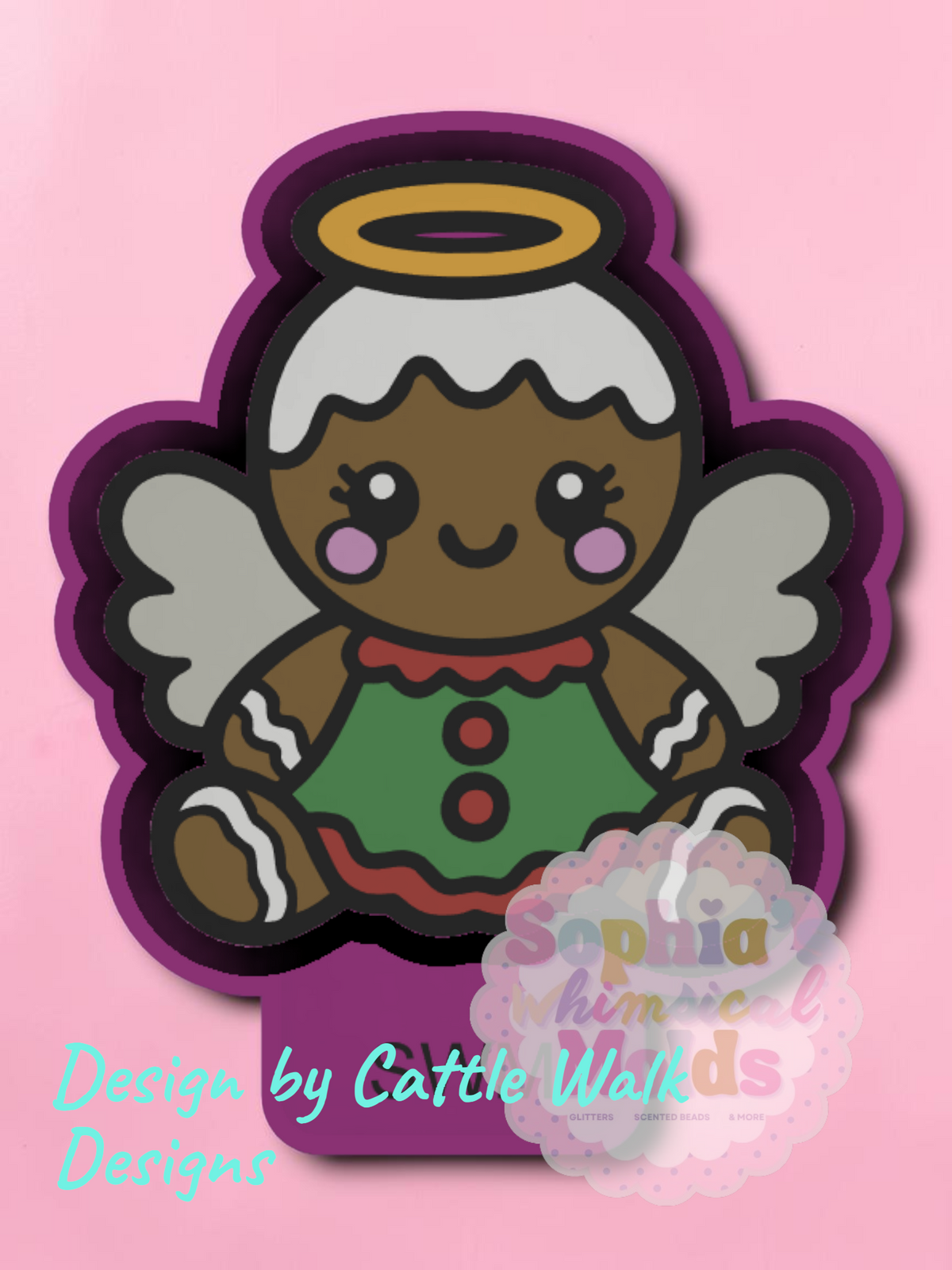 Gingerbread Angel - Premium Silicone Mold