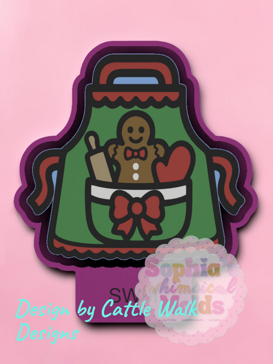 Gingerbread Apron - Premium Silicone Mold