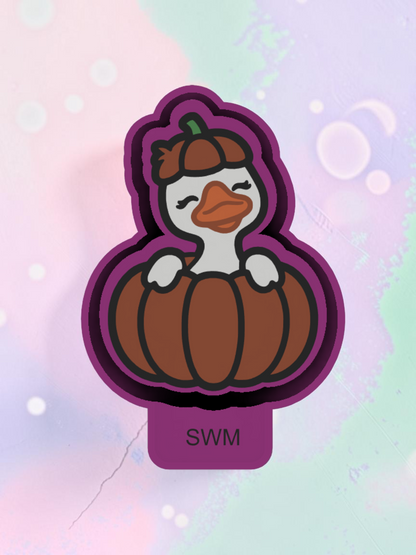 Goose in Pumpkin - Custom Premium Car Air Freshener