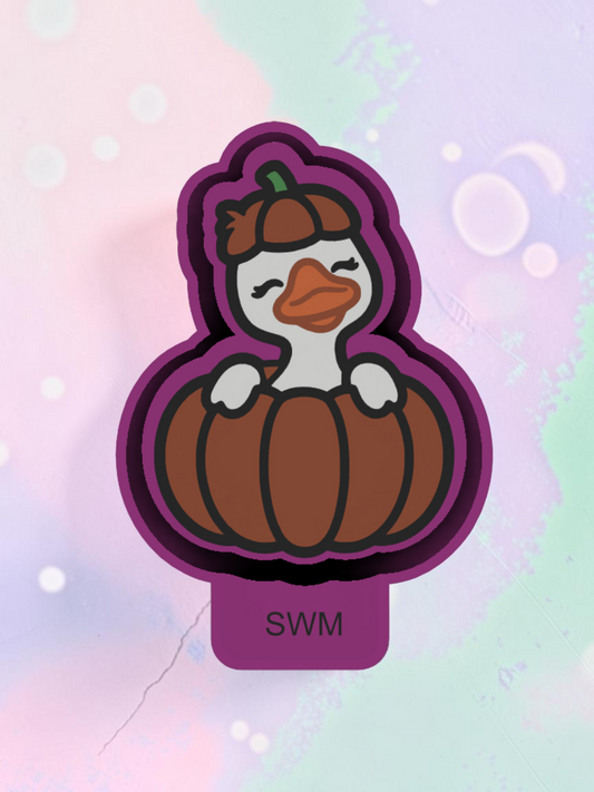 Goose in Pumpkin - Custom Premium Car Air Freshener