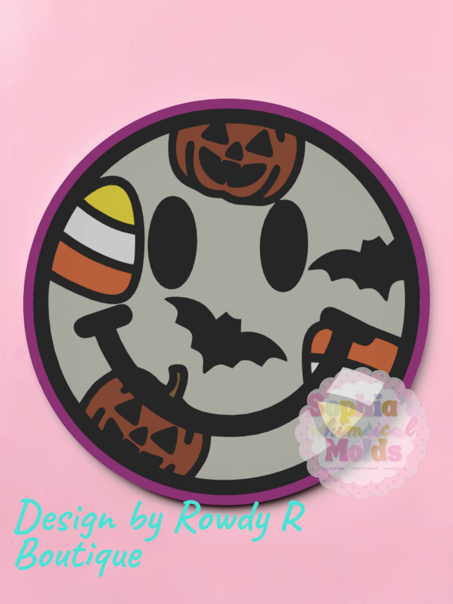 Halloween Smiley Insert - Premium Silicone Mold