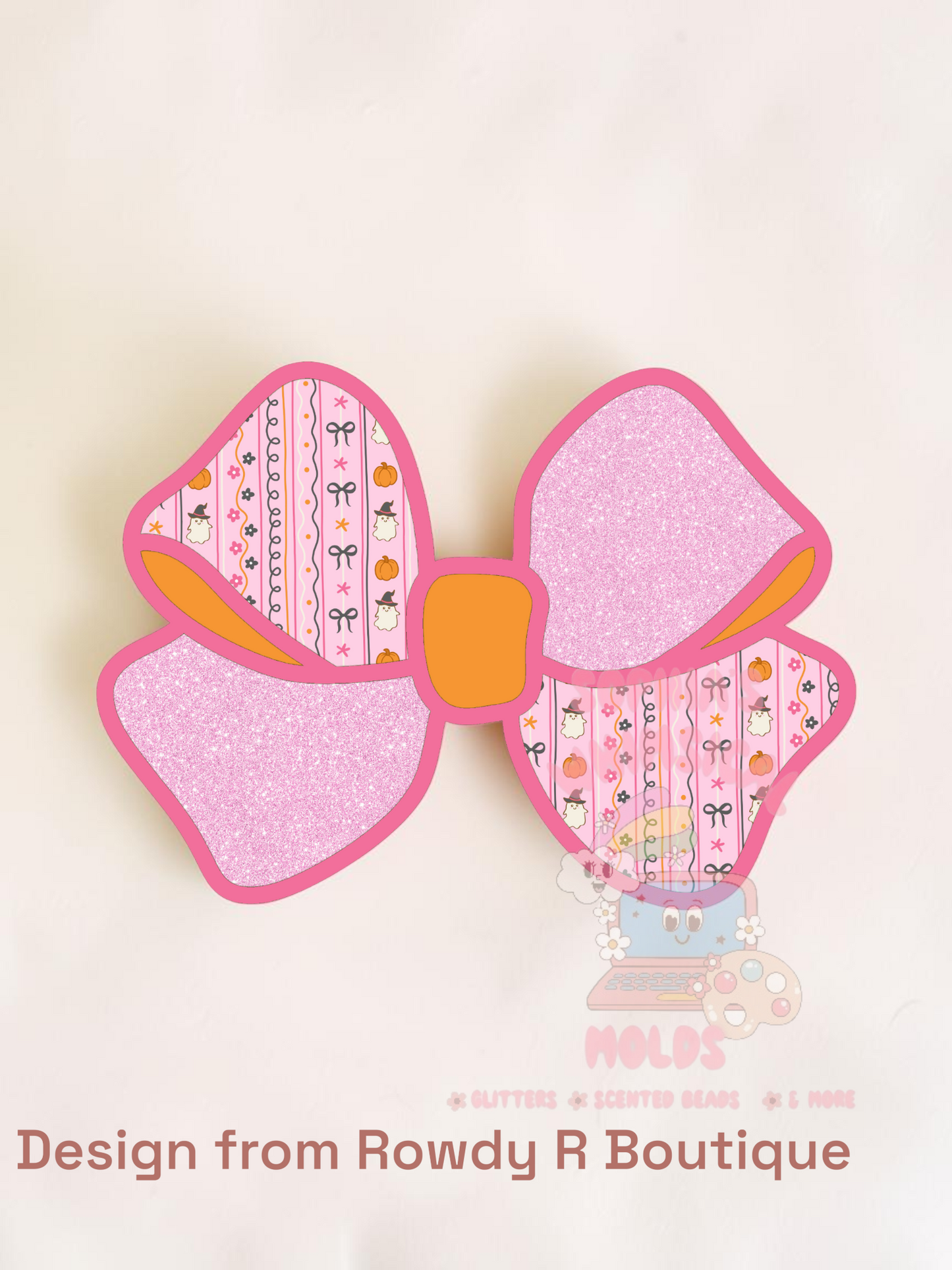 Fall Bow Cardstock - Cardstock Inserts for Silicone Mold