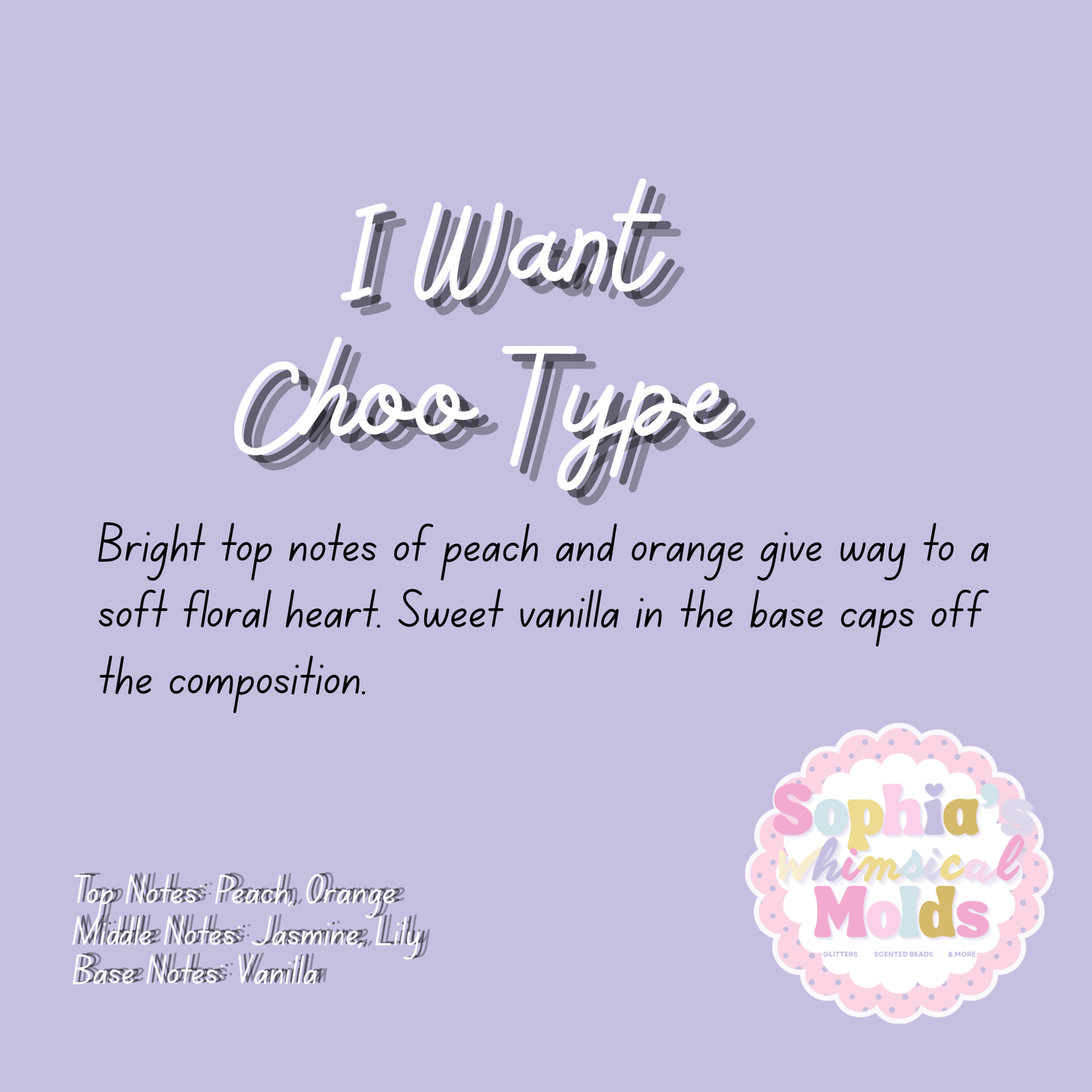 I Want Choo Type - Pre-Scented Aroma Beads