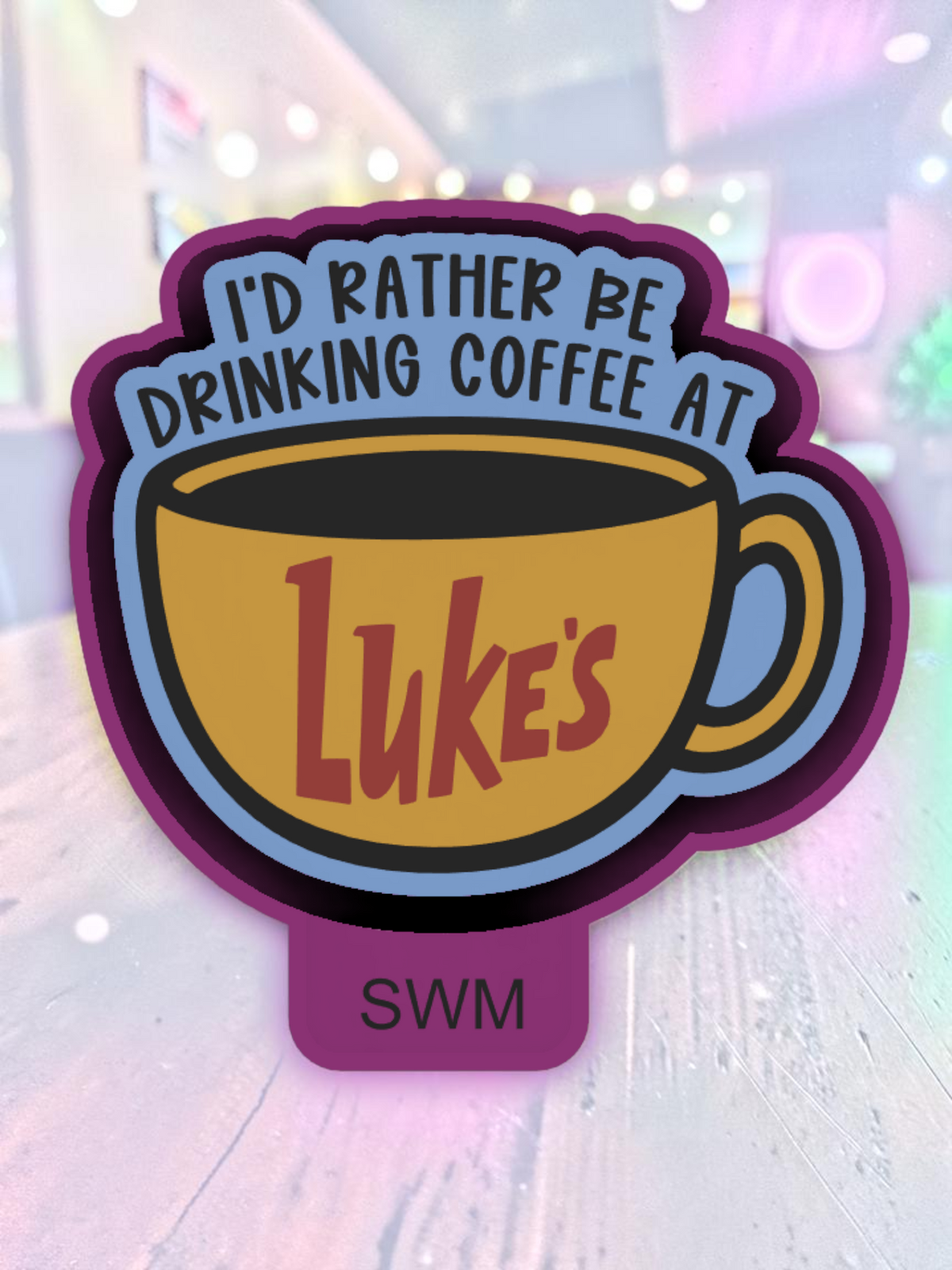 Luke's Coffee - Custom Premium Car Air Freshener