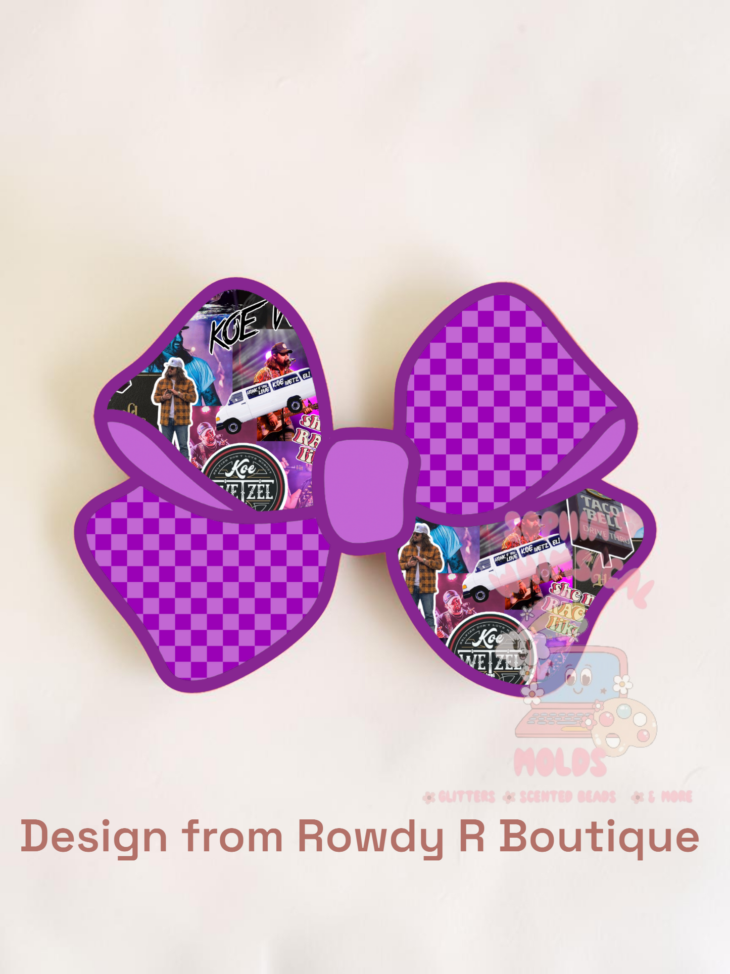 Everyday Bow Cardstock - Cardstock Inserts for Silicone Mold