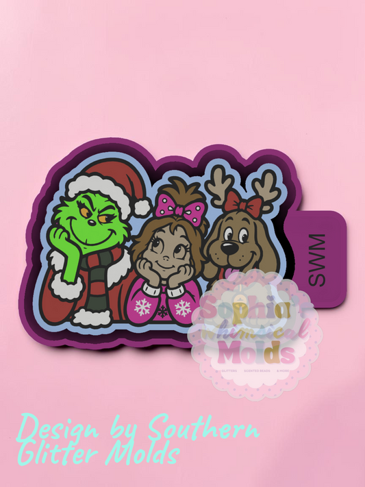 Mean Green Christmas - Premium Silicone Mold