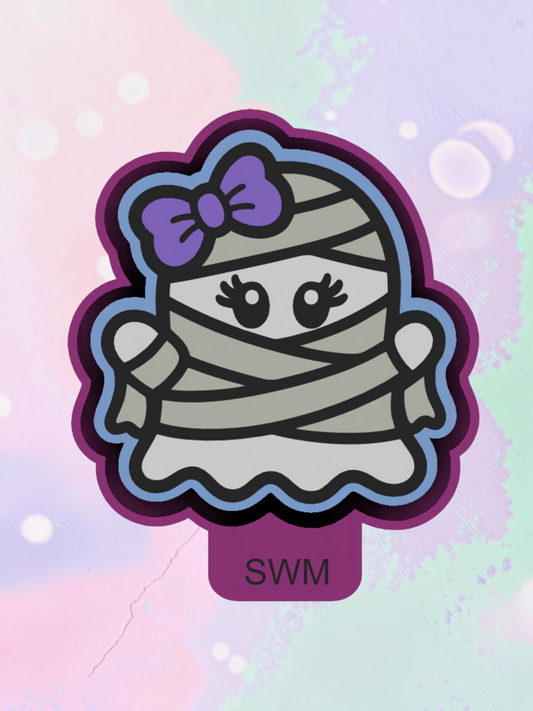 Mummy Ghost Bow - Custom Premium Car Air Freshener