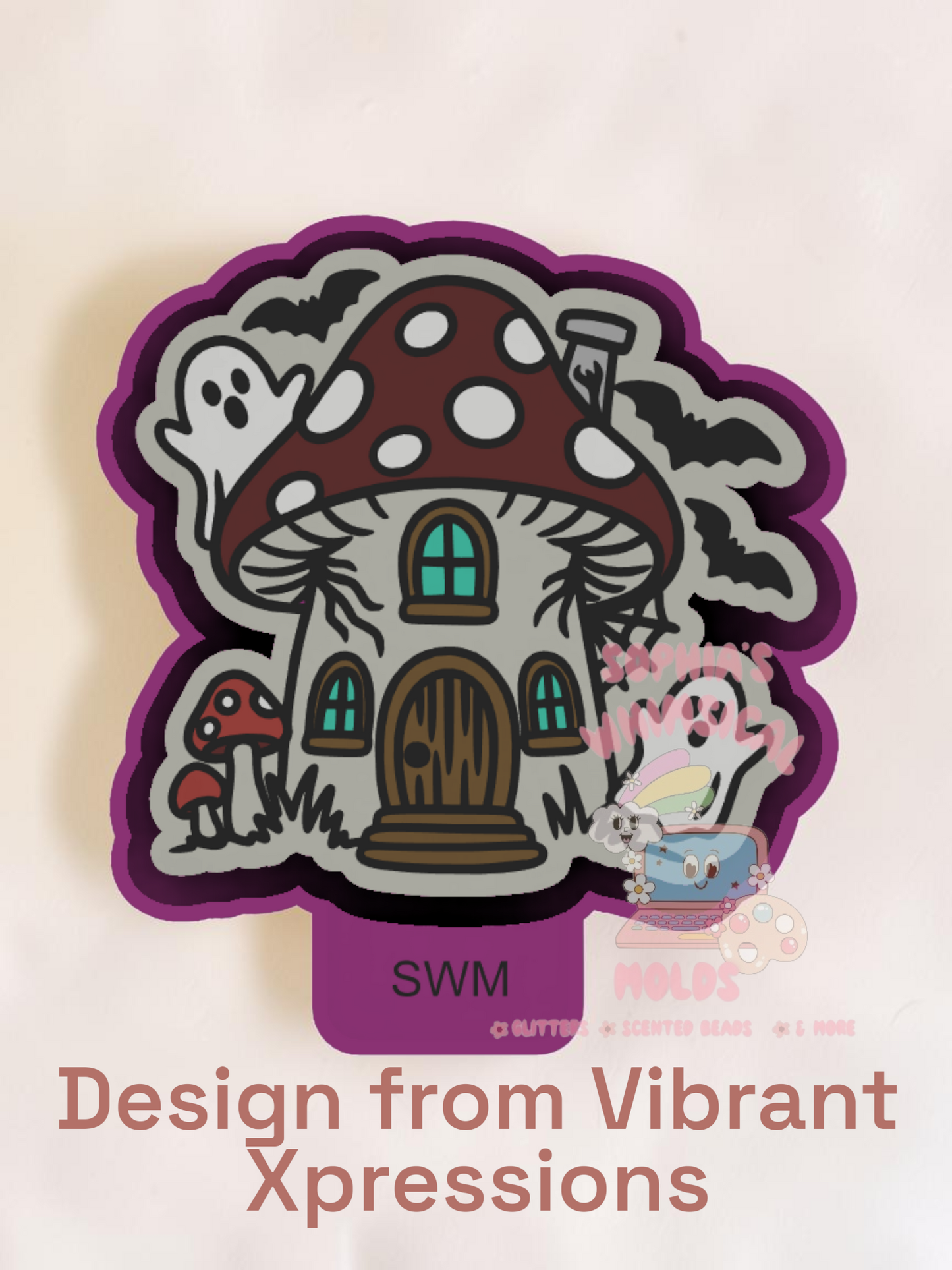 Mushroom Haunted House - Premium Silicone Mold