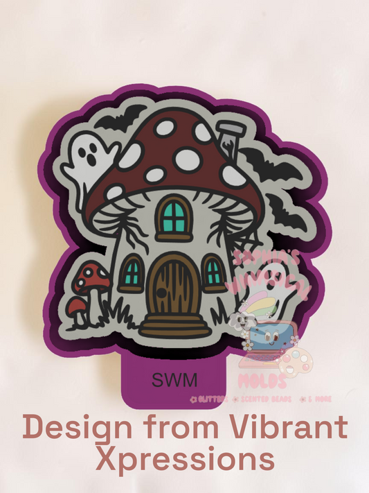 Mushroom Haunted House - Premium Silicone Mold