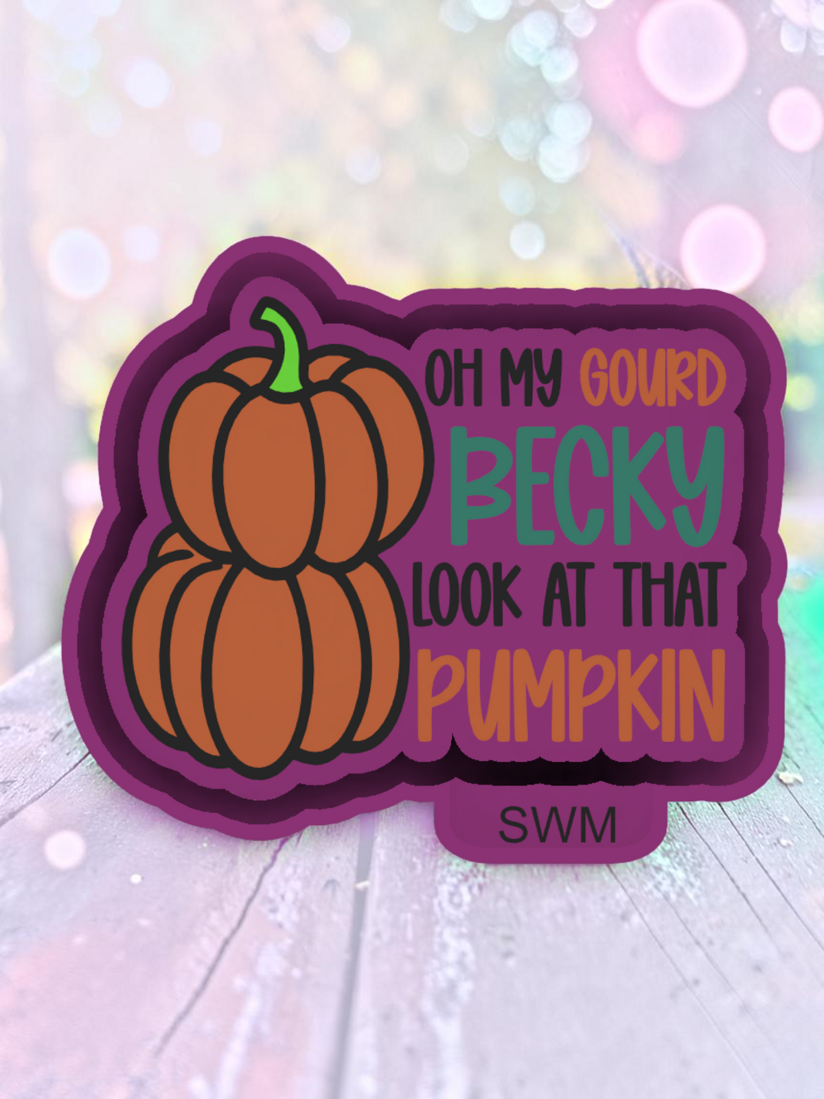 Oh My Gourd - Custom Premium Car Air Freshener