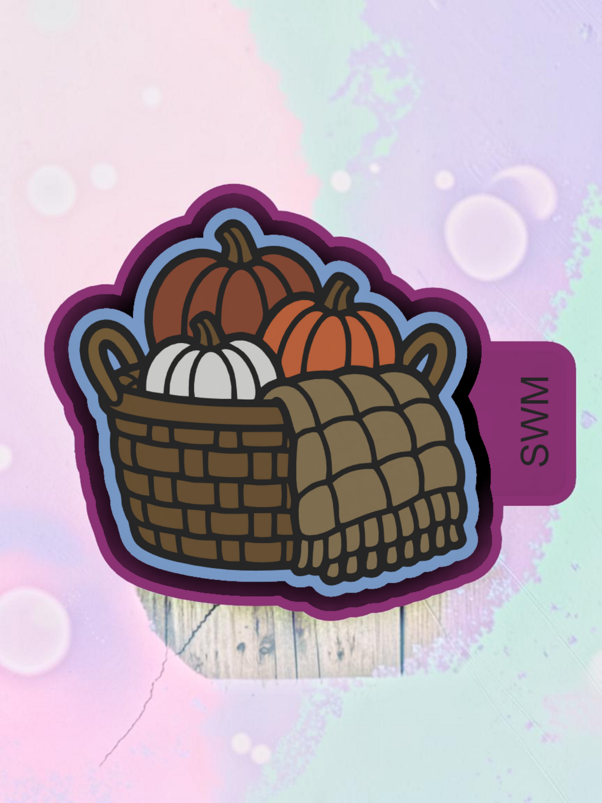 Pumpkin Basket Blanket - Custom Premium Car Air Freshener