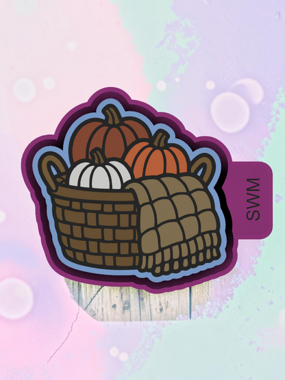 Pumpkin Basket Blanket - Custom Premium Car Air Freshener