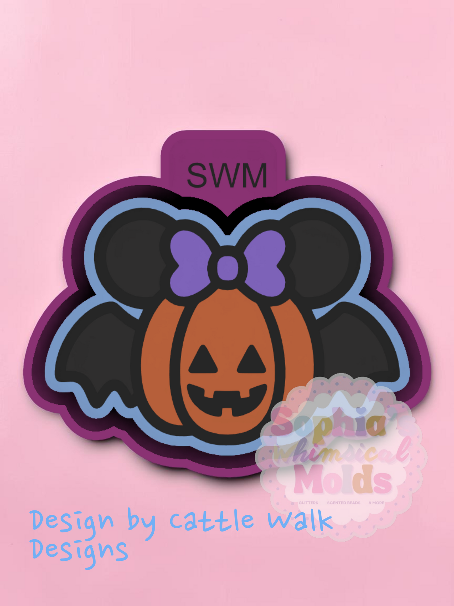 Pumpkin Bat - Premium Silicone Mold