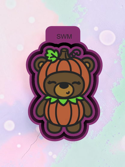 Pumpkin Bear - Custom Premium Car Air Freshener