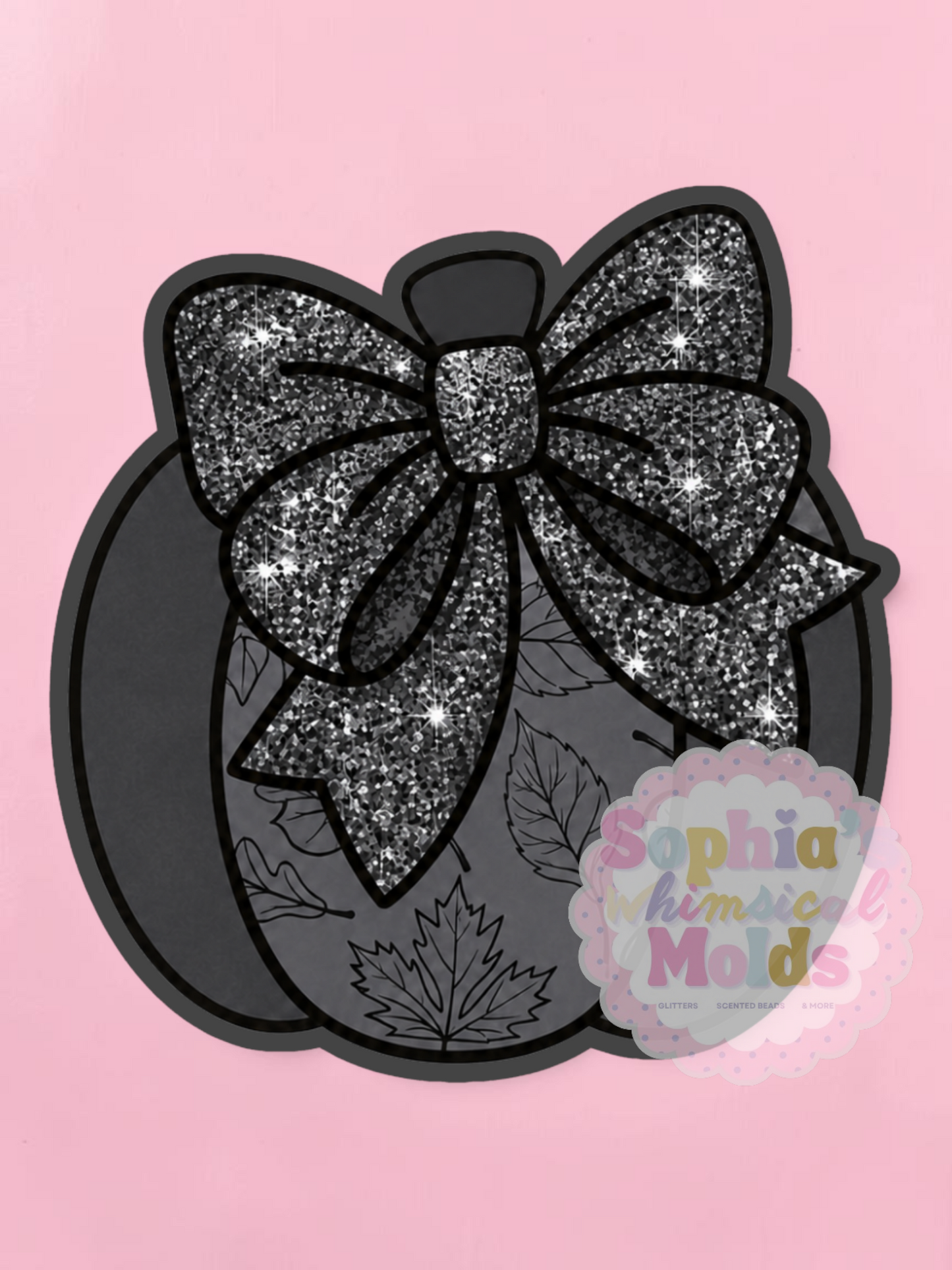 Pumpkin Bow - Cardstock Inserts for Silicone Mold