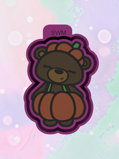 Pumpkin Outfit Bear - Custom Premium Car Air Freshener