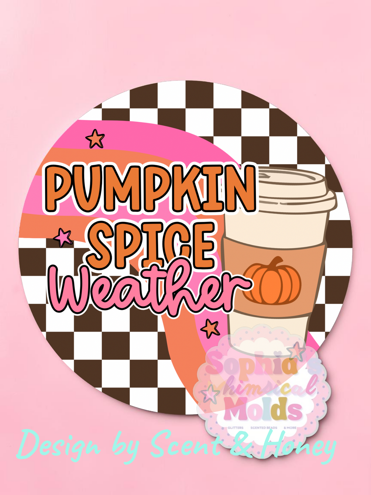 Cozy Fall Round Cardstock - Cardstock Inserts for Silicone Mold