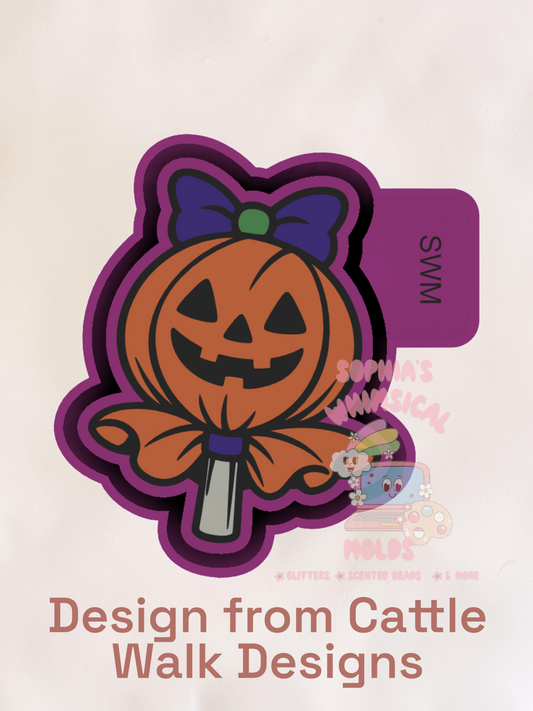 Pumpkin Lollipop - Premium Silicone Mold