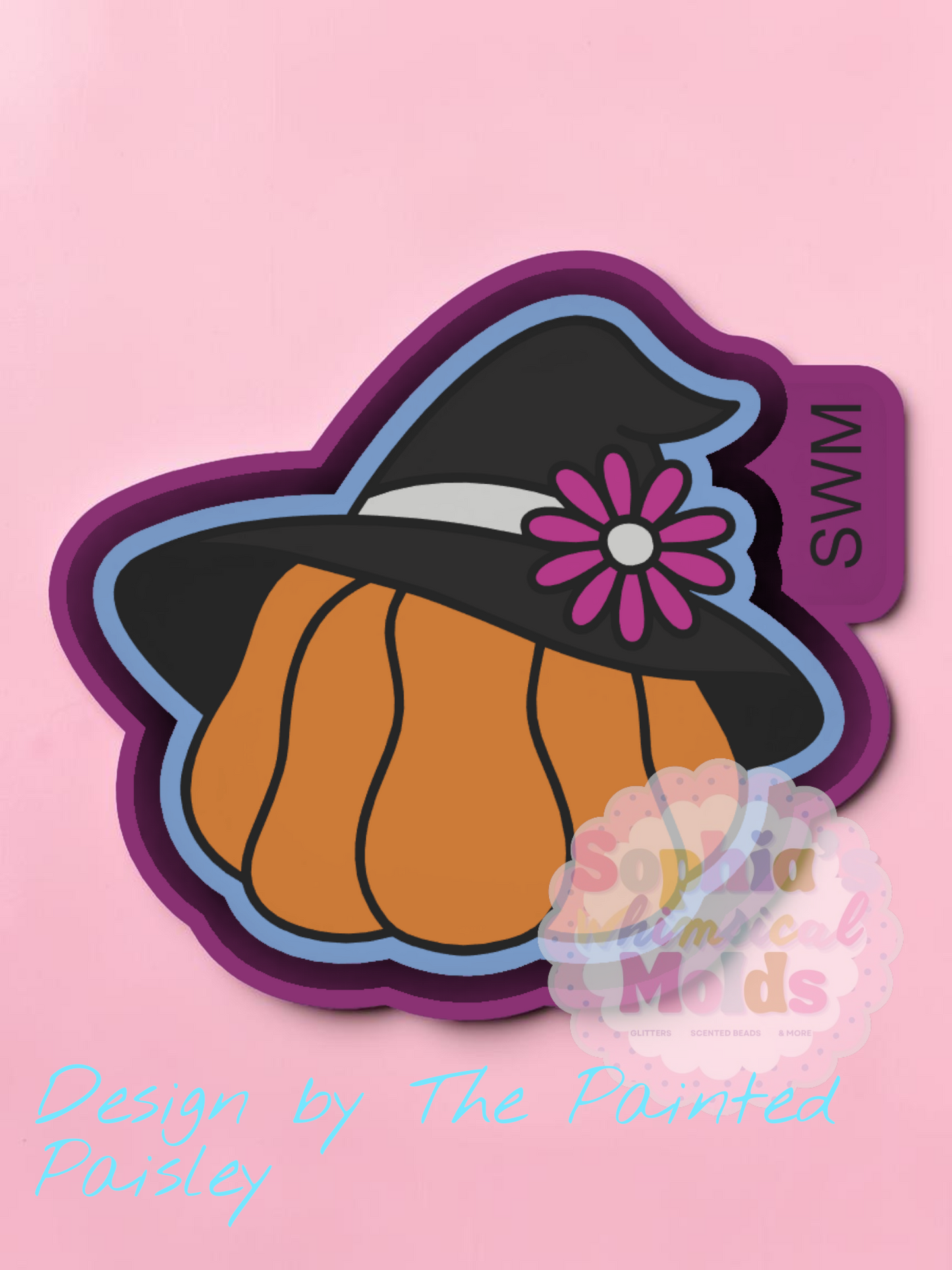 Pumpkin with Flower Hat - Premium Silicone Mold
