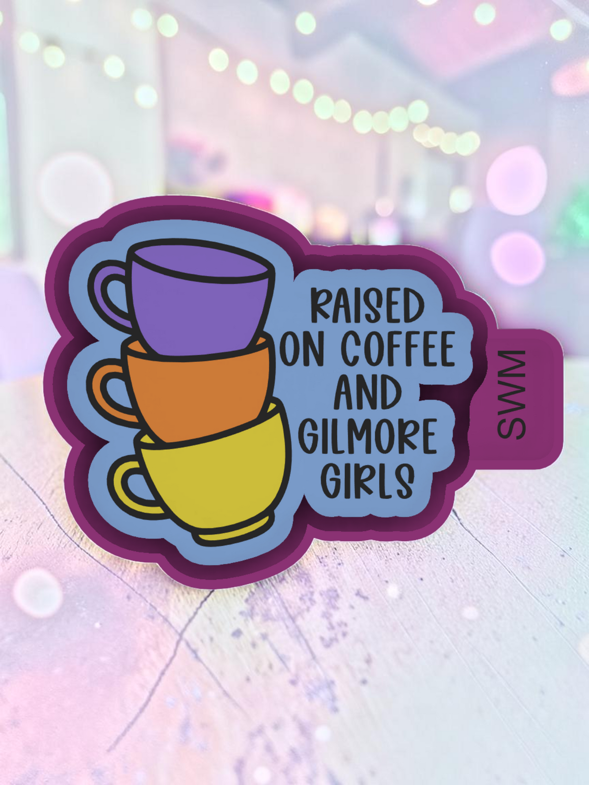 Raised on Coffee and GG - Custom Premium Car Air Freshener
