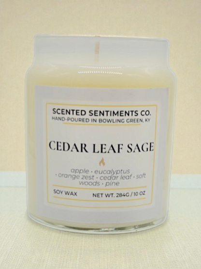 Cedar Leaf Sage - Soy Candle