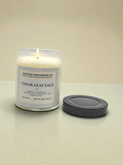Cedar Leaf Sage - Soy Candle