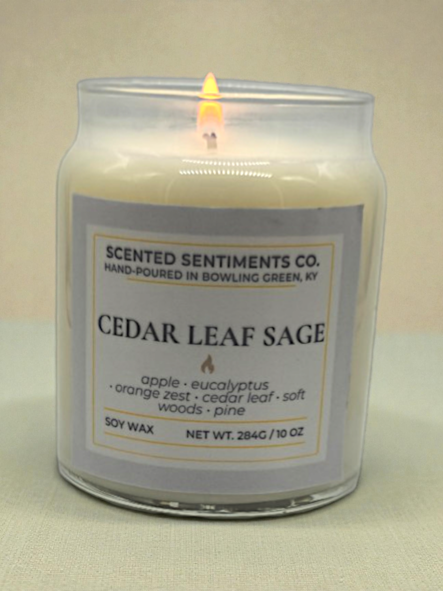 Cedar Leaf Sage - Soy Candle