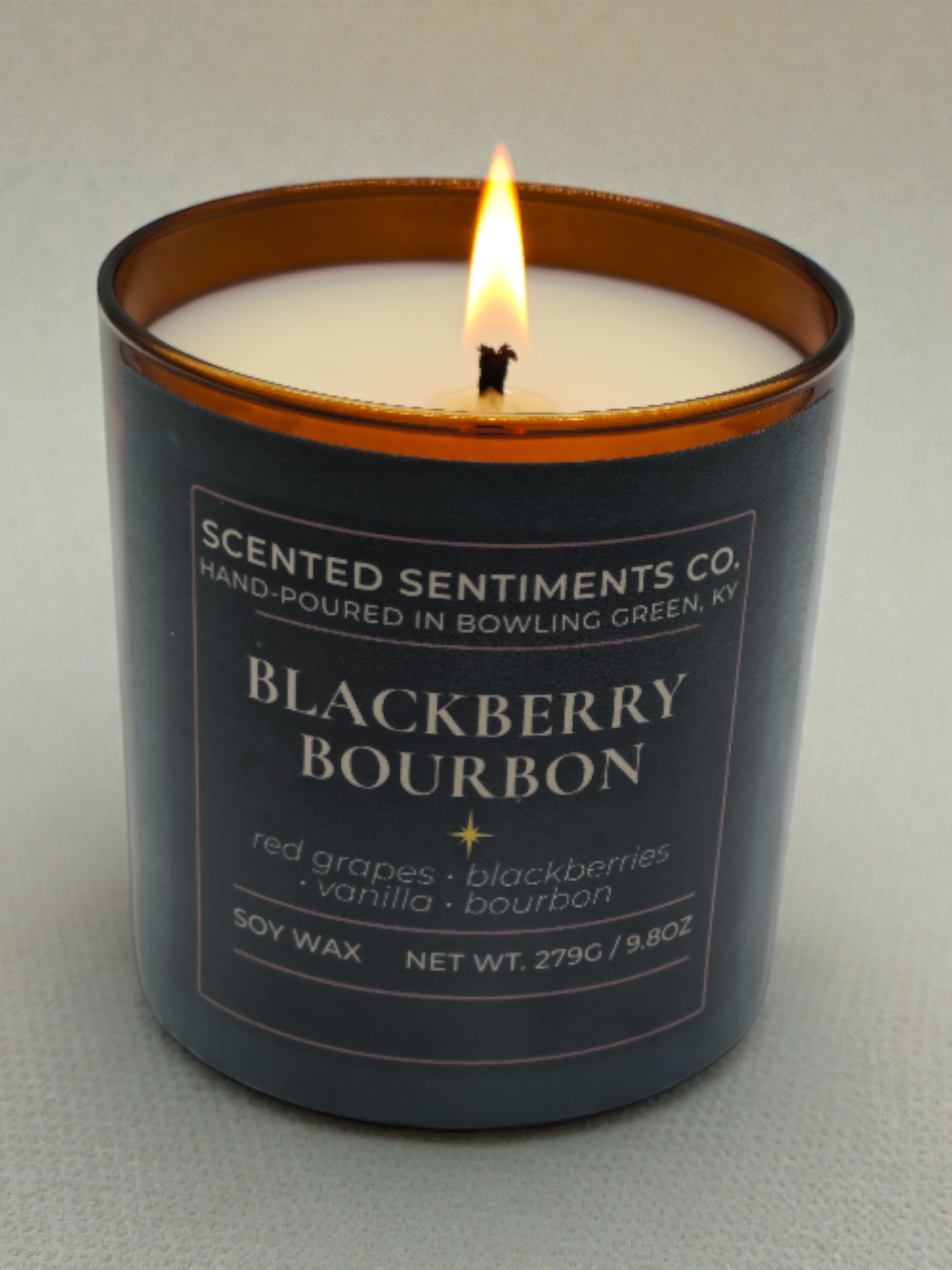 Blackberry Bourbon – Soy Candle