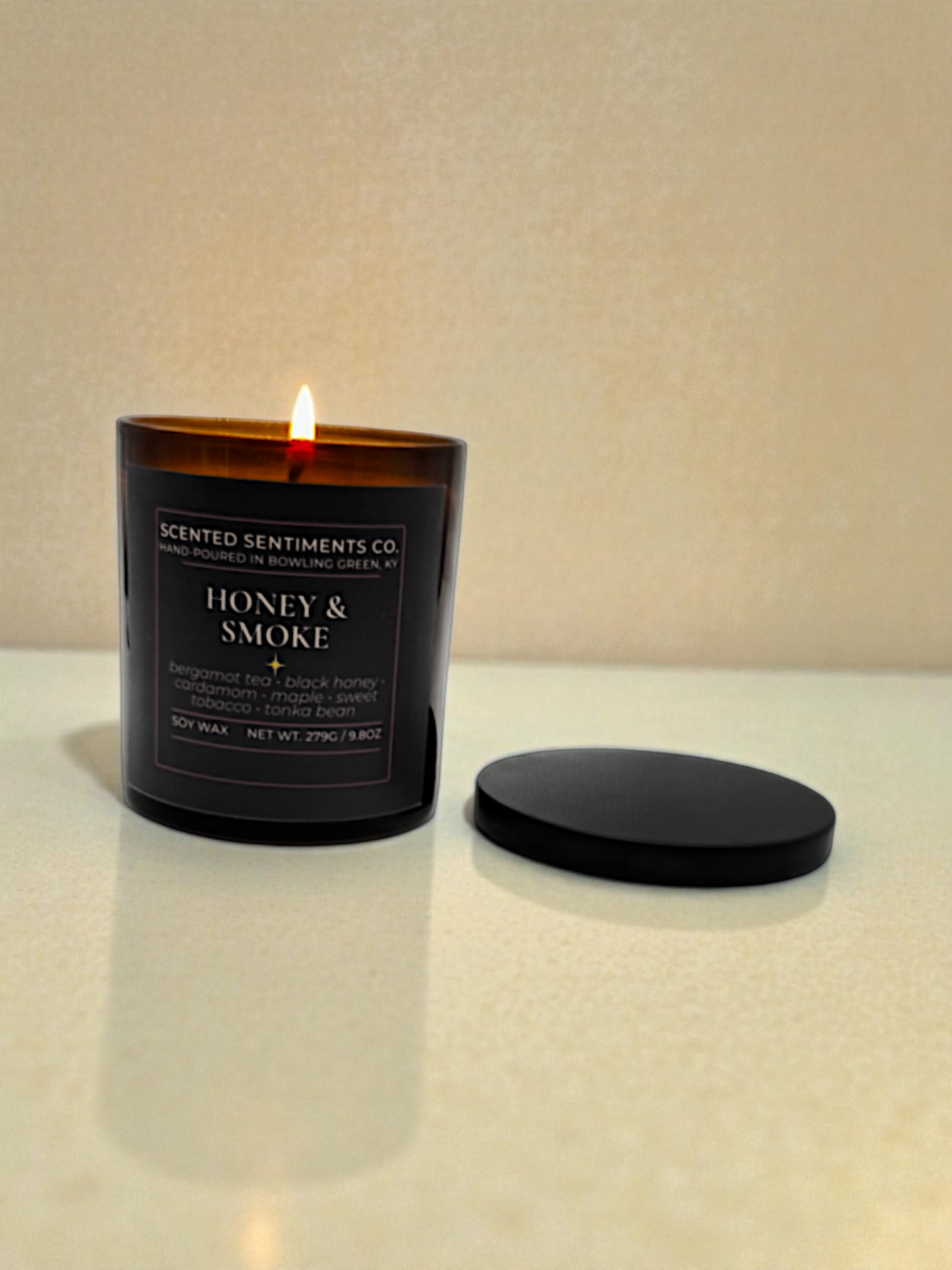 Honey & Smoke - Soy Candle