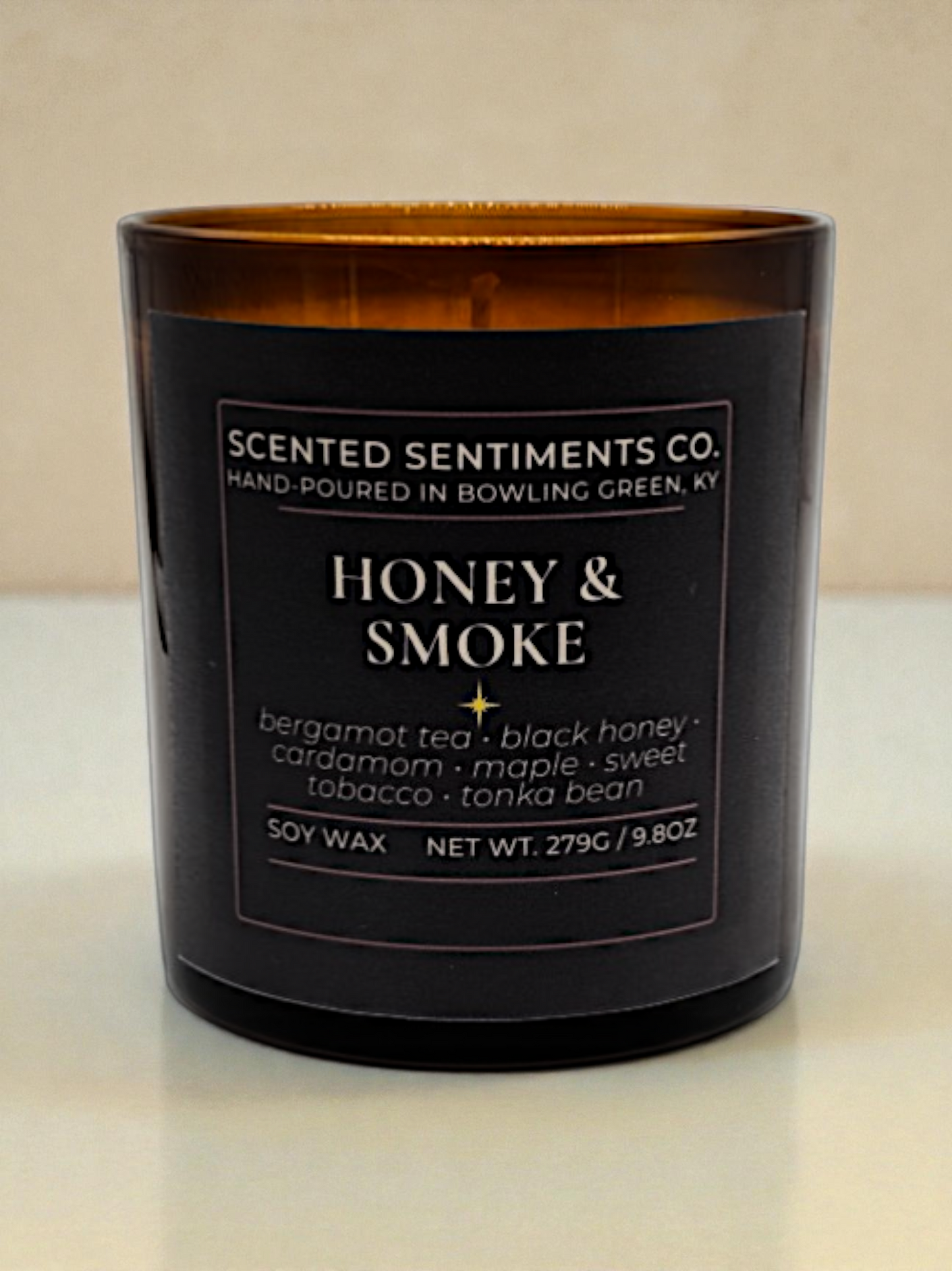 Honey & Smoke - Soy Candle
