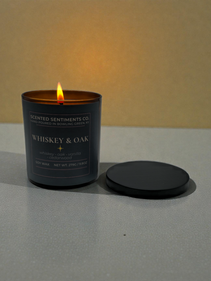 Whiskey & Oak – Soy Candle