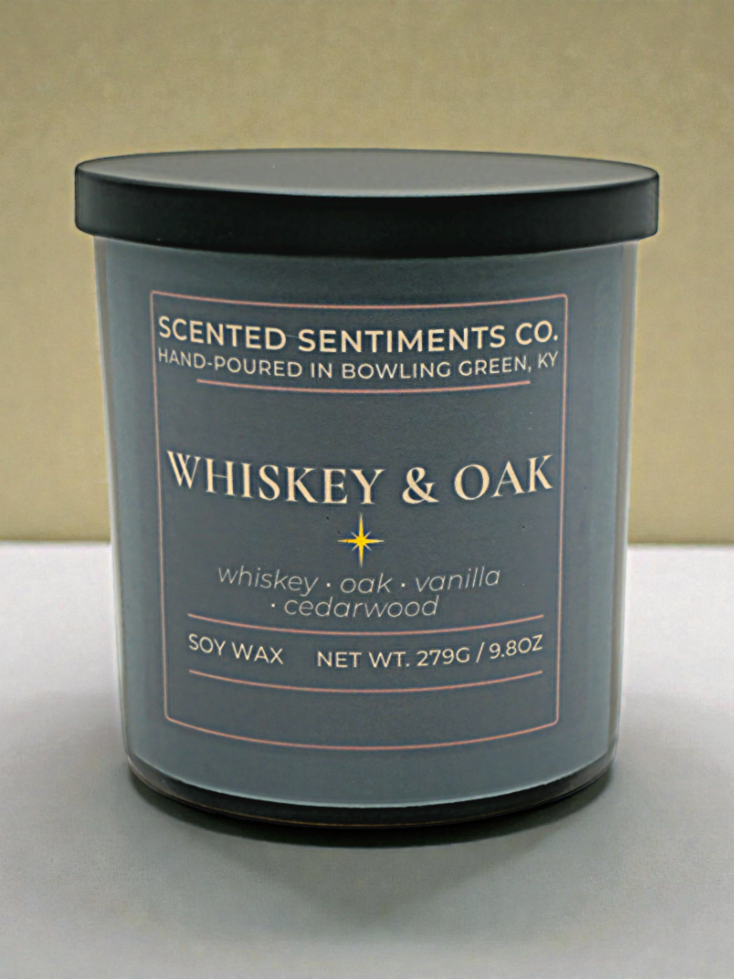Whiskey & Oak – Soy Candle