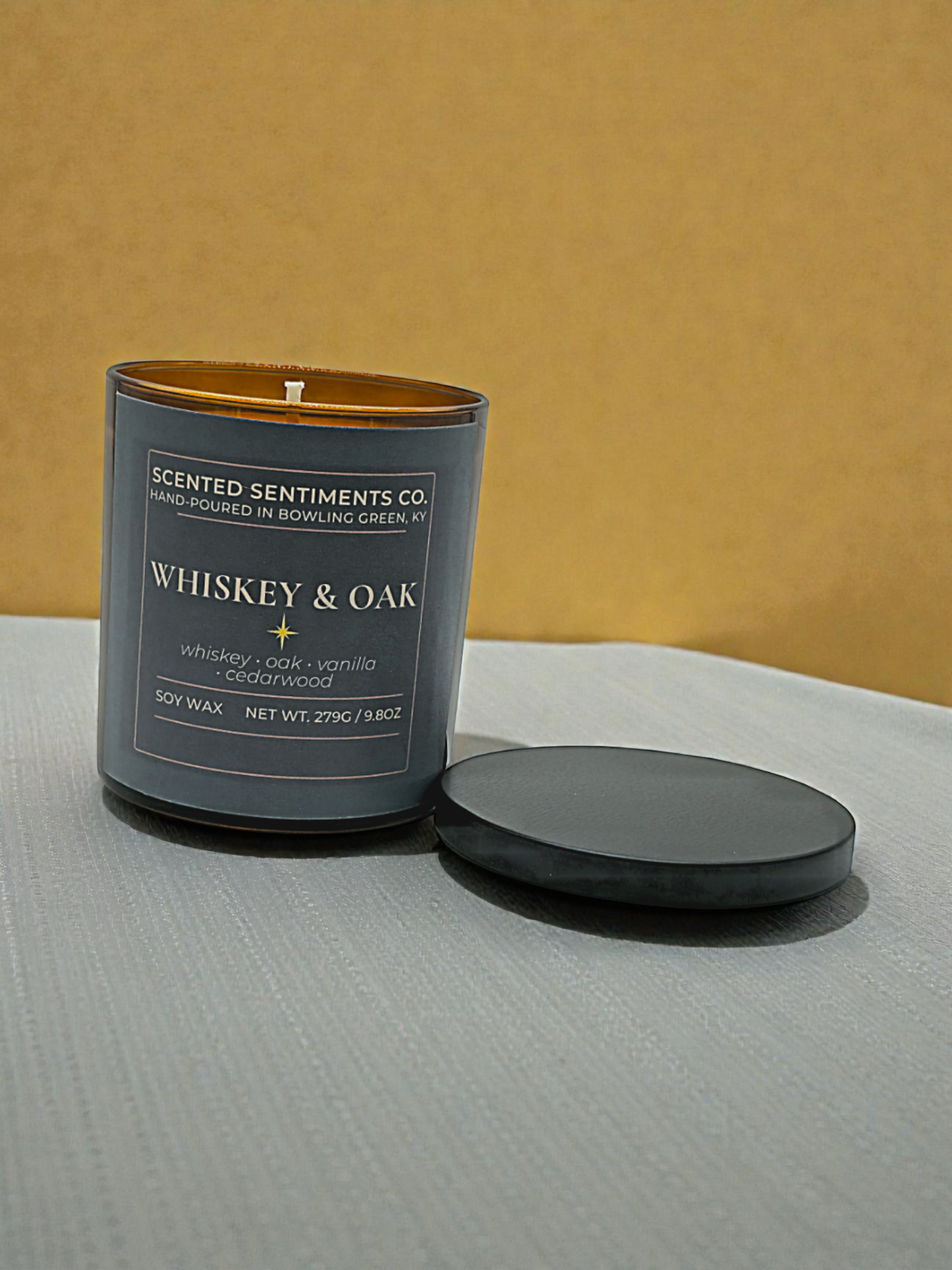 Whiskey & Oak – Soy Candle