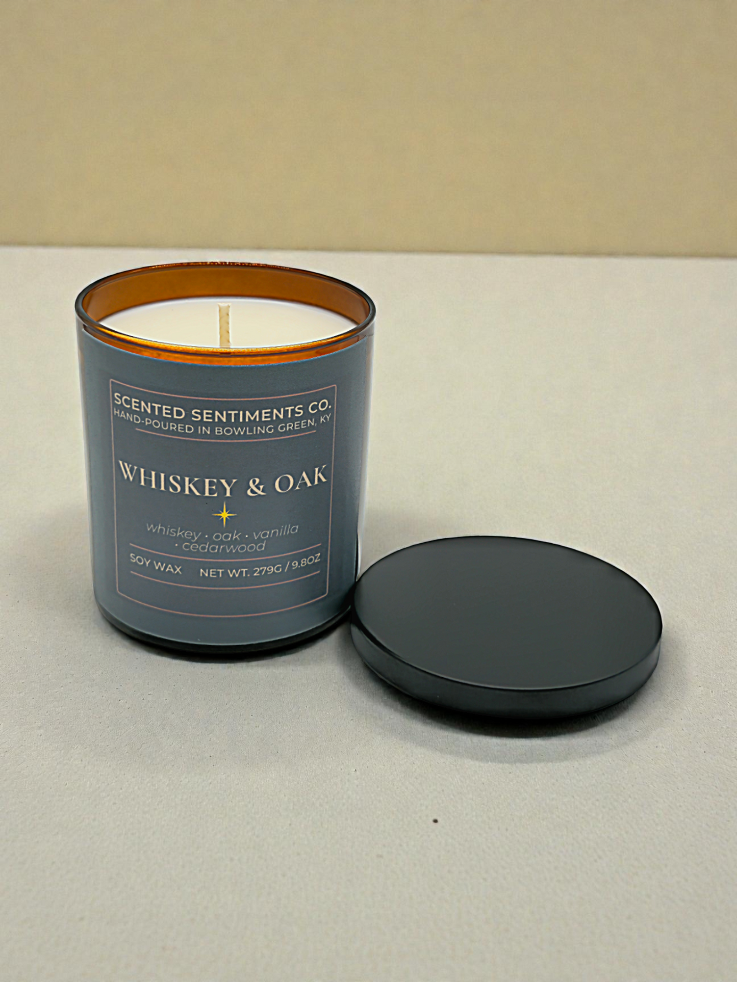 Whiskey & Oak – Soy Candle