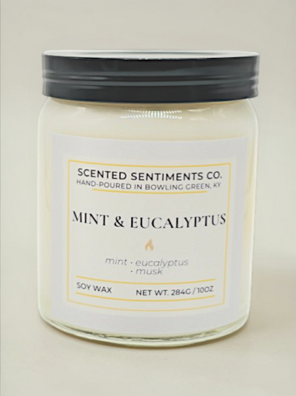 Mint & Eucalyptus - Soy Candle