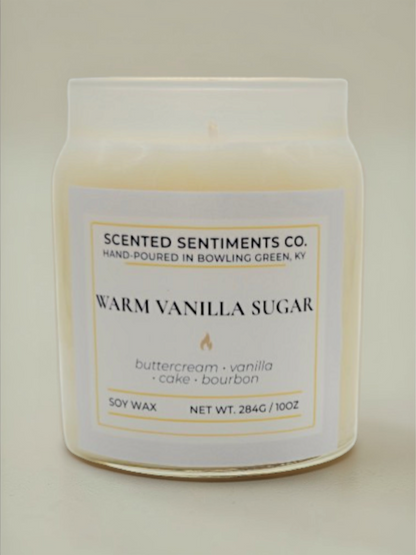 Warm Vanilla Sugar - Soy Candle