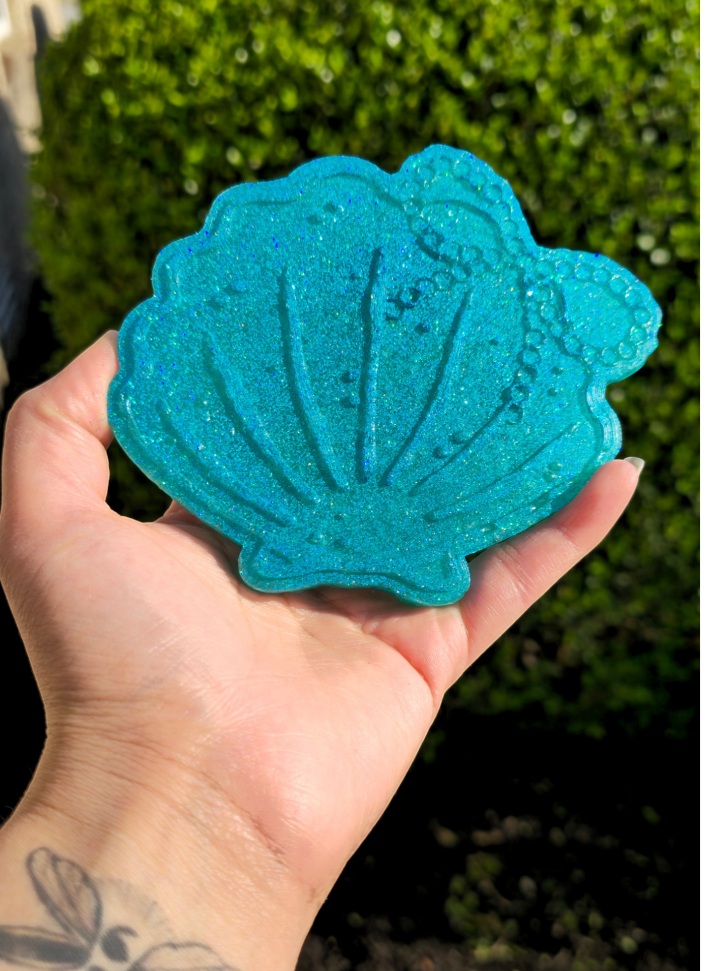 Shell with Pearl Ribbon - Premium Silicone Mold