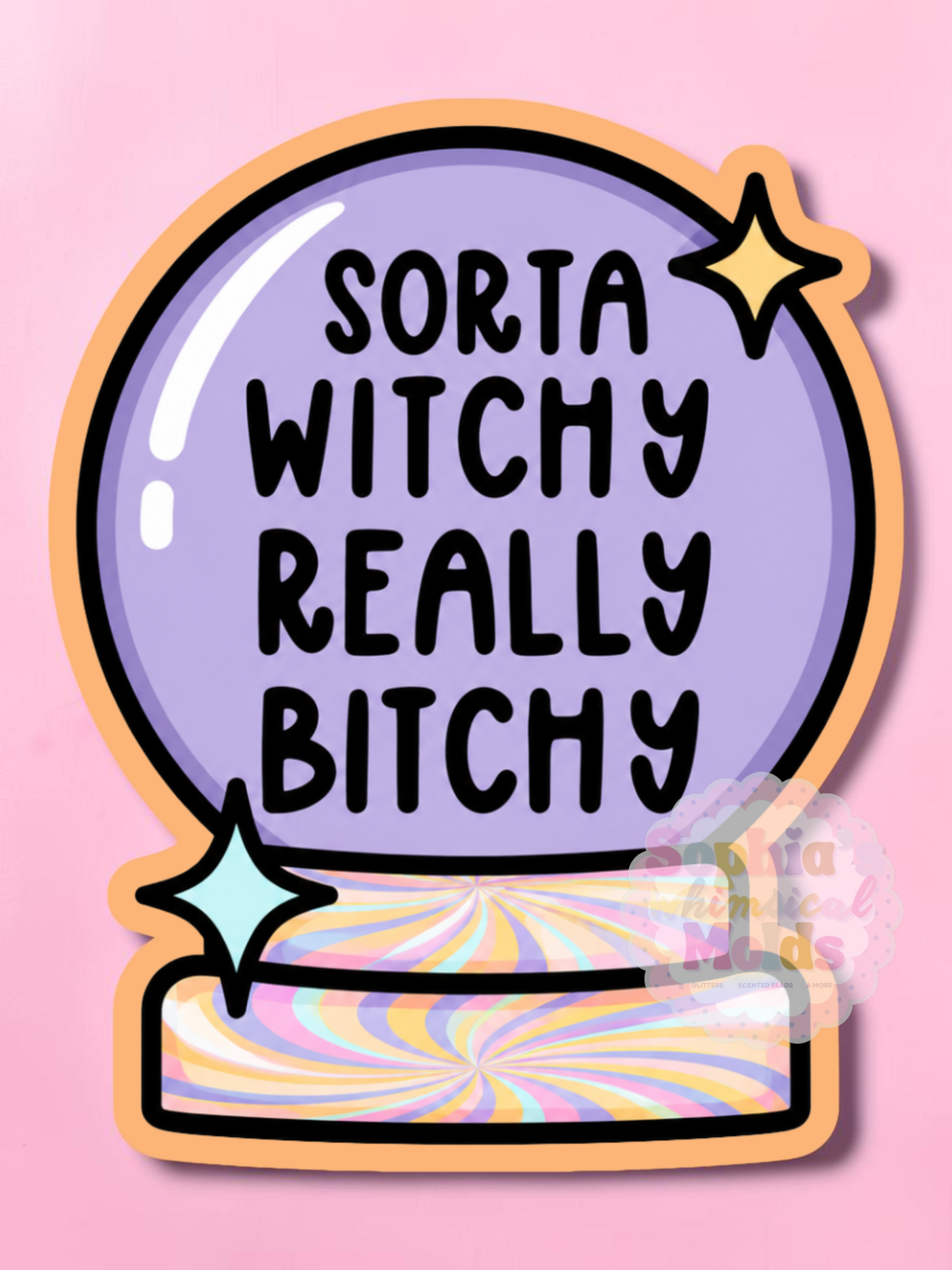 Sorta Witchy Inserts - Cardstock Inserts for Silicone Mold