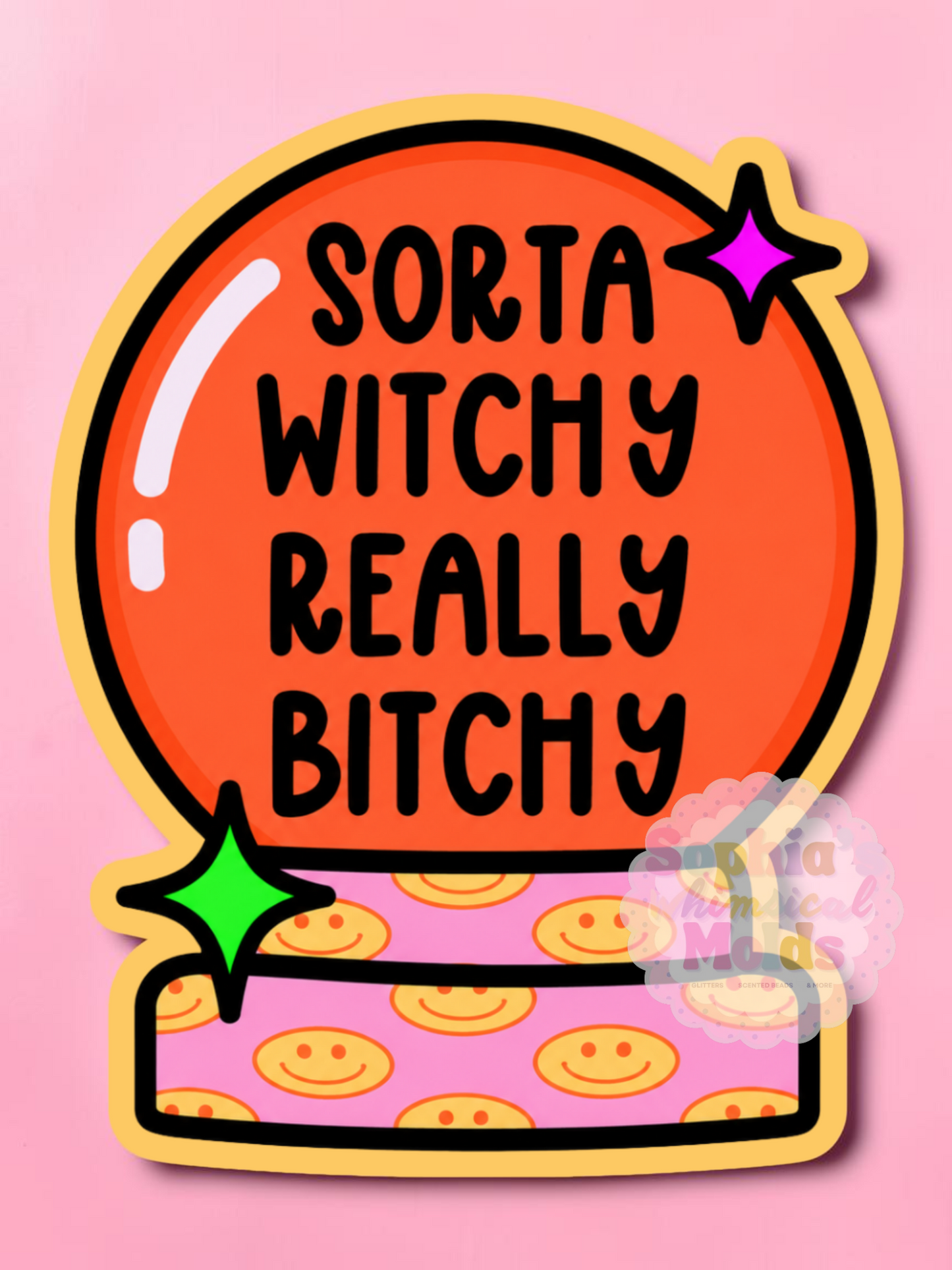 Sorta Witchy Inserts - Cardstock Inserts for Silicone Mold
