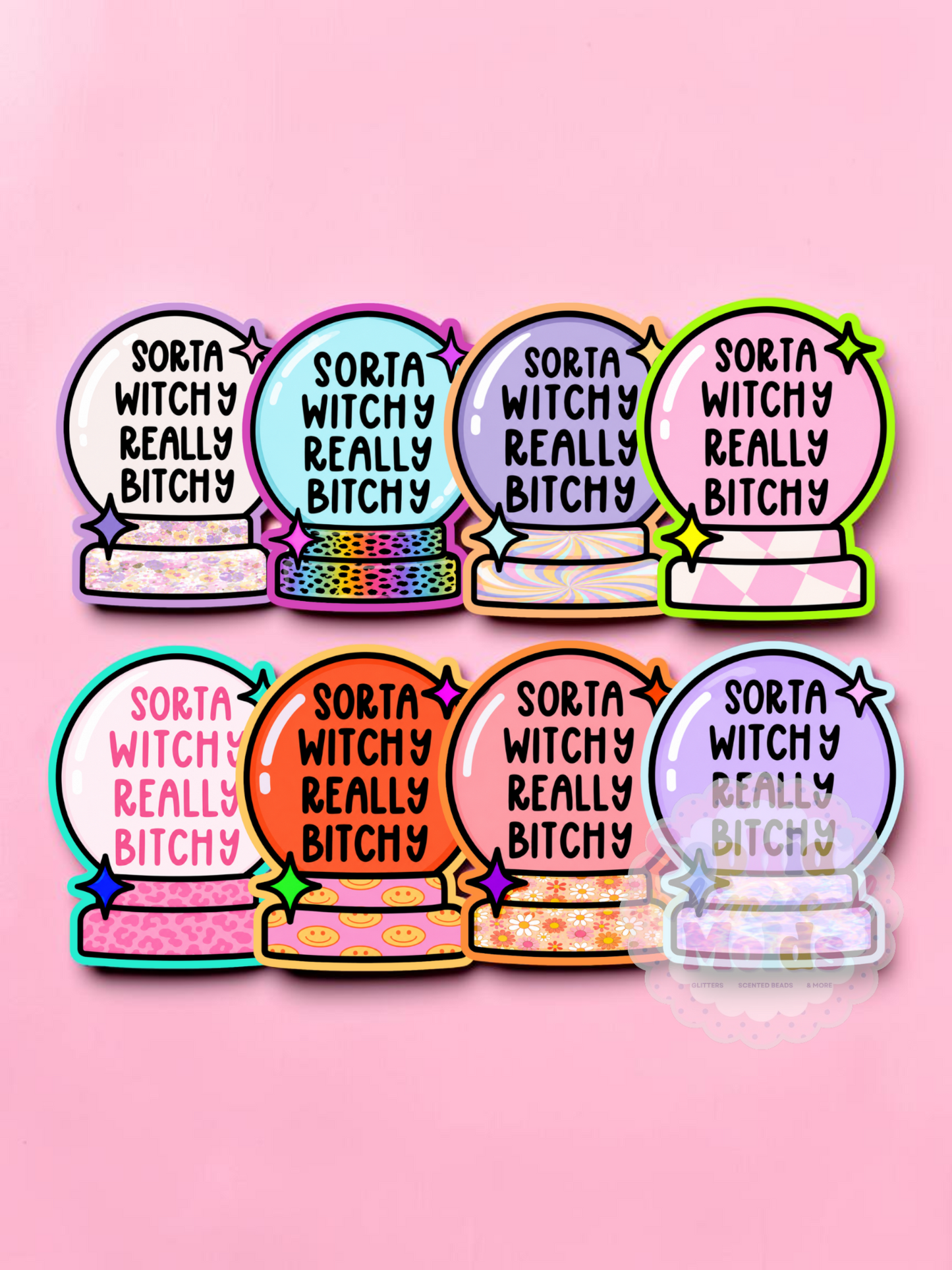 Sorta Witchy Inserts - Cardstock Inserts for Silicone Mold