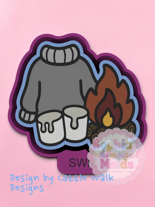 Sweater Marshmallow Fire - Premium Silicone Mold