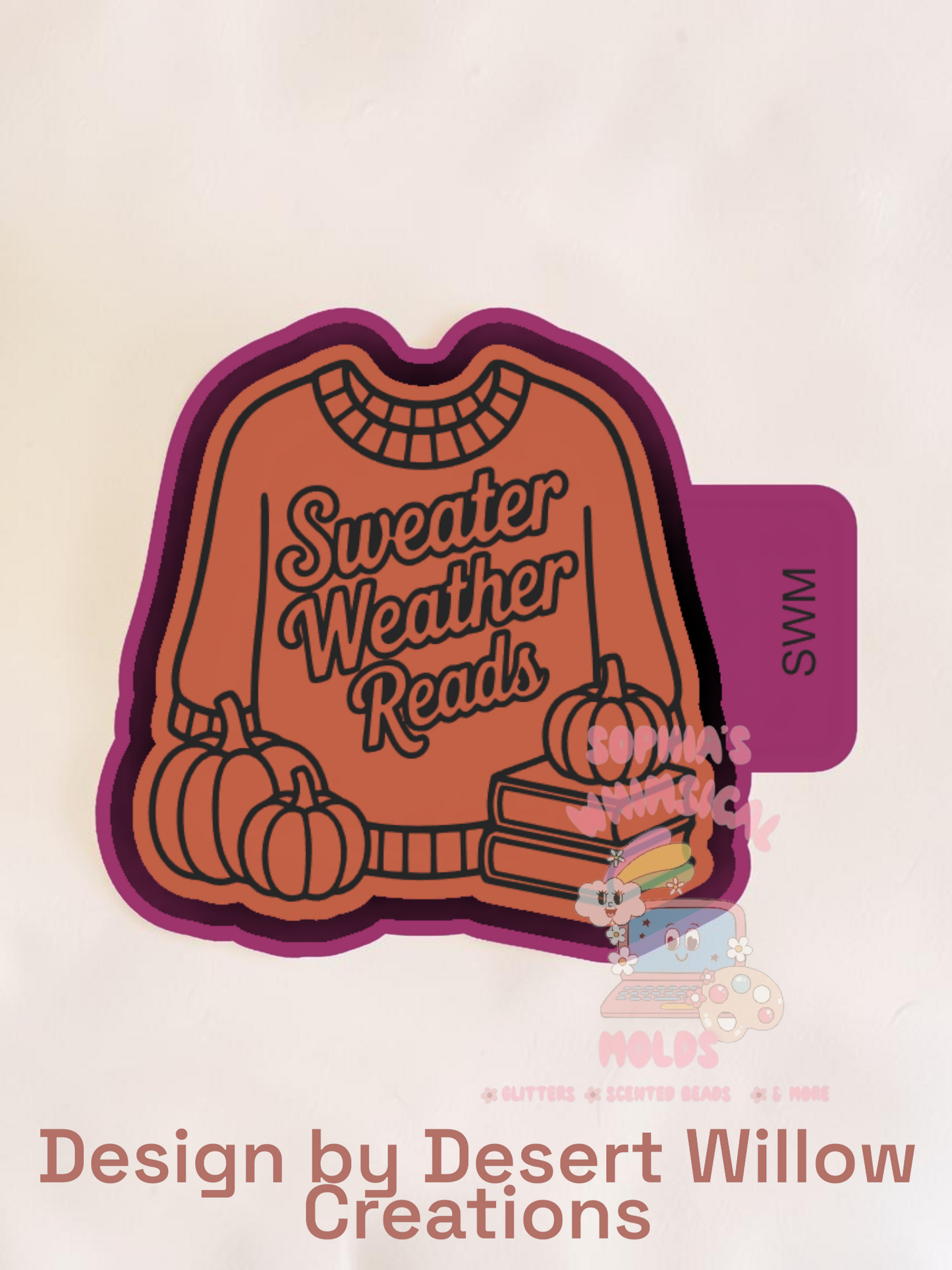 Sweater Weather Reads - Premium Silicone Mold