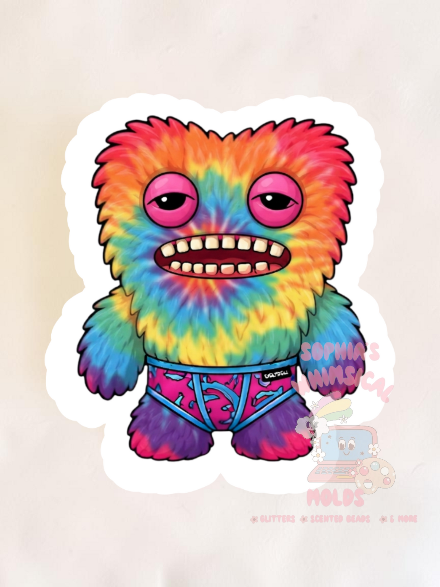 Fuzzy Fuggler - Cardstock Inserts for Silicone Mold